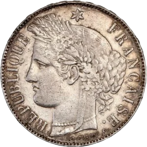 Tête de Cérès à gauche.