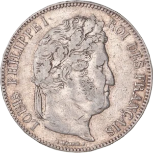 Tête laurée de Louis Philippe Ier à droite.