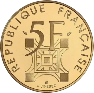 Vue du dessous de la Tour avec représentation des quatre piliers.