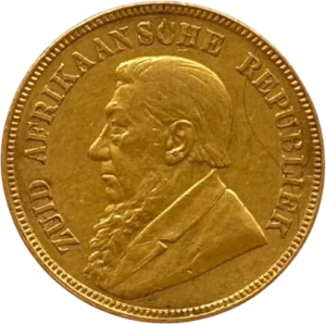 Buste de Paul Kruger à gauche.