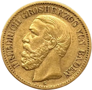 Buste de Frédéric Ier à gauche.