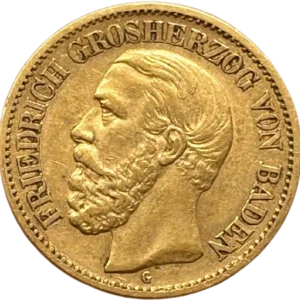 Buste de Frédéric Ier à gauche.