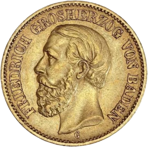 Buste de Frédéric Ier à gauche.