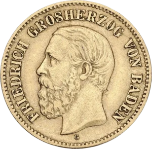 Buste de Frédéric Ier à gauche.