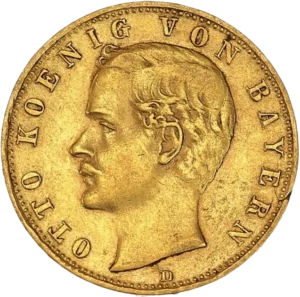 Tête nue d'Otto à gauche.