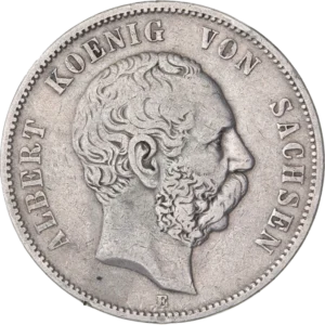 Tête d'Albert Ier à droite.