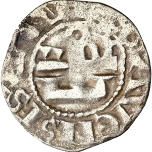 Croix cantonnée d'un alpha et d'un oméga.