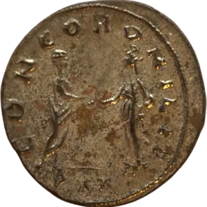 Buste radié et cuirassé de probus à droite.