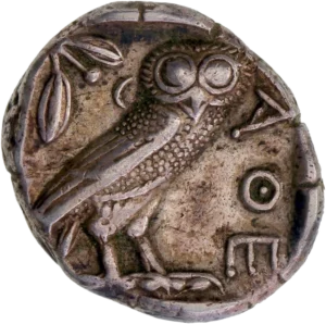 La chouette d'Athènes.