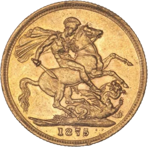 Saint Georges à cheval terrassant le dragon.