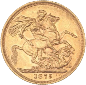 Saint Georges à cheval terrassant le dragon.