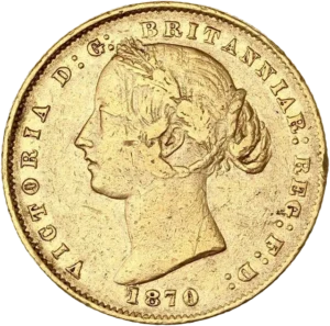 Buste de Victoria laurée à gauche.