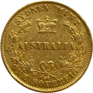 l'inscription "Australia" couronné et dans une couronne végétale.