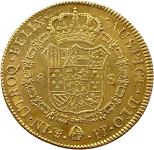 armoiries couronnées et entourées du collier de l'ordre de la Toison d'or.