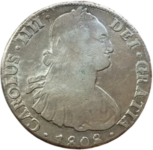 Buste lauré de Charles IV à droite.