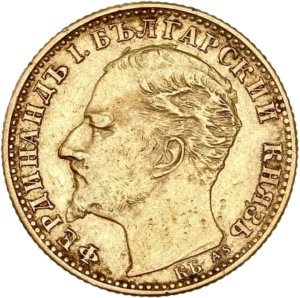 Buste de Ferdinand Ier à gauche.