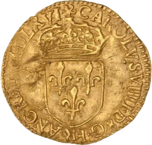 Ecu de France couronné.