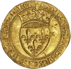 Ecu de France couronné.