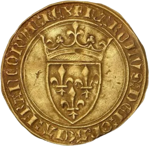 Ecu de France couronné.