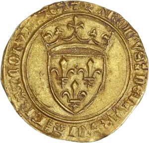 Ecu de France couronné.