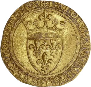 Ecu de France couronné.