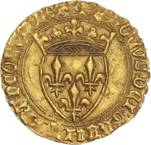 Ecu de France couronné.