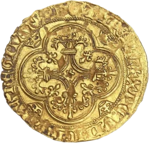 Croix fleurdelisée.