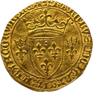 Ecu de France couronné.