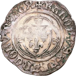 Ecu de France entouré de trois couronnes