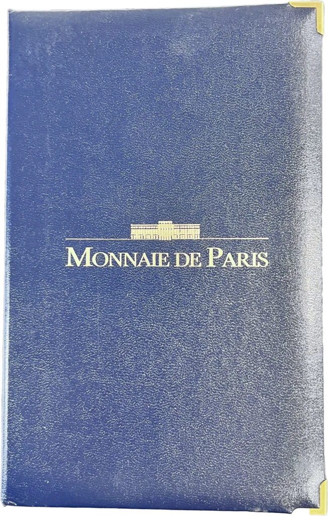 Coffret belle épreuve de la Monnaie de Paris, contenant les monnaies habituelles ainsi qu'une la monnaie de 1 centime épi.Coffret émis à 15 000 exemplaires.Note : Numéro de certificat 1078.Bon état général.