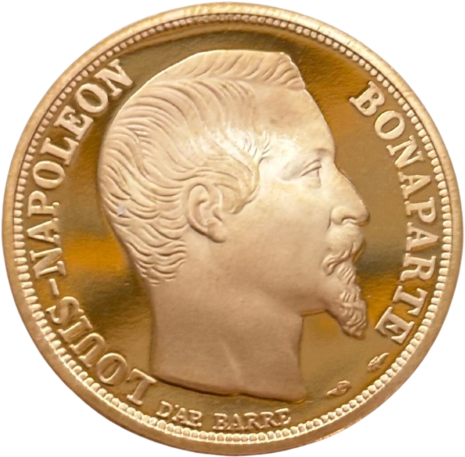 Coffret collection de la Monnaie de Paris.Ce coffret comporte trois pièces commémoratives (1852-1992) reprenant la gravure du type de 1852.Coffret frappé en Belle Épreuve (Proof). Numéro de certificat 450.Note : De Légères trace de doigts sont présent sur nos exemplaires.Tirage connu :-50 Francs : 2000 exemplaires-20 Francs : 4000 exemplaires-10 Francs : 6000 exemplaires.