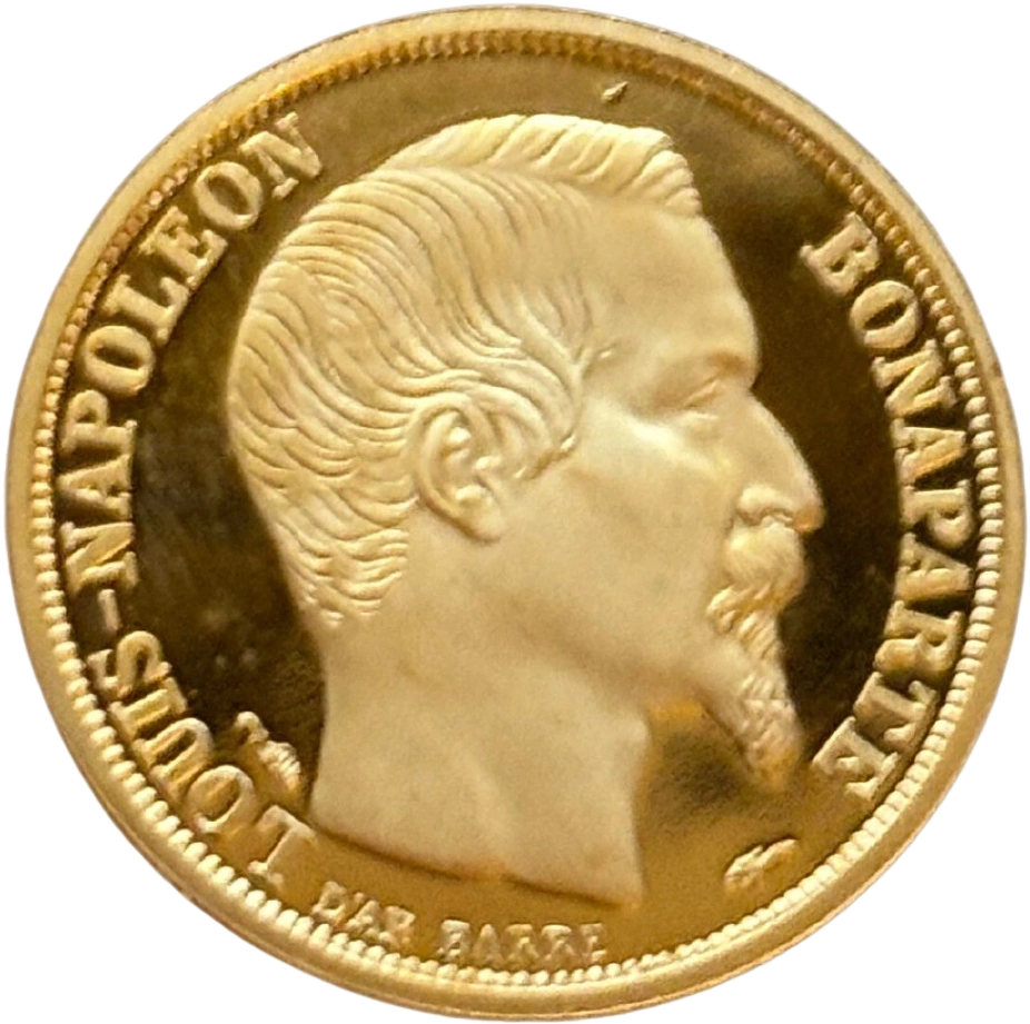 Coffret collection de la Monnaie de Paris.Ce coffret comporte trois pièces commémoratives (1852-1992) reprenant la gravure du type de 1852.Coffret frappé en Belle Épreuve (Proof). Numéro de certificat 450.Note : De Légères trace de doigts sont présent sur nos exemplaires.Tirage connu :-50 Francs : 2000 exemplaires-20 Francs : 4000 exemplaires-10 Francs : 6000 exemplaires.