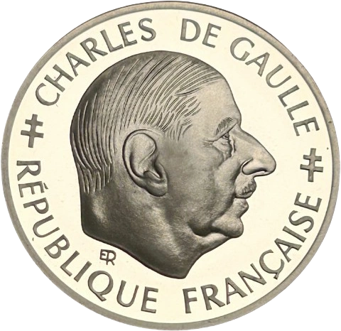 1 franc argent 900 ‰ - 22.2 gr. - 37mm. (60000 exemplaires frappés).