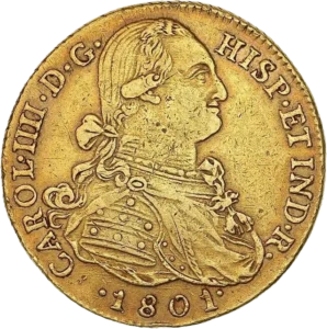 Buste cuirassé de Charles IV à droite.