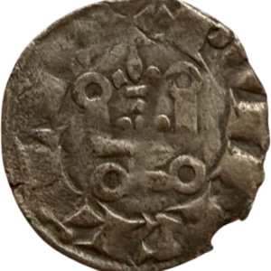 Croix entrourée de la légende : + K’ CO. P. FI. RE. F