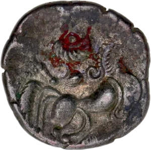 Tête humaine stylisée à droite.