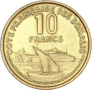 Buste drapé de Marianne à gauche, avec bonnet phrygien ailé et cocarde. En fond, un navire et un port.