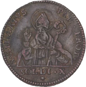 Buste de Saint Hilaire bénissant.