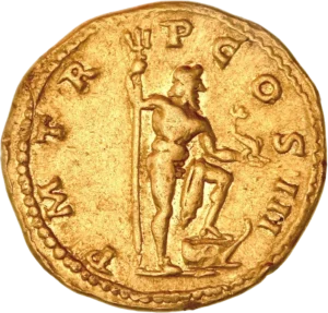 Tête laurée d'Hadrien à droite.