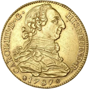 Buste de Charles III à droite.