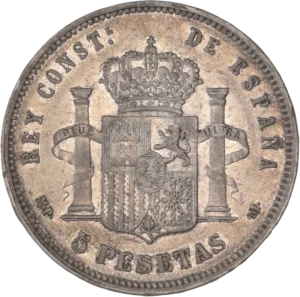 Ecu d'Espagne couronné.