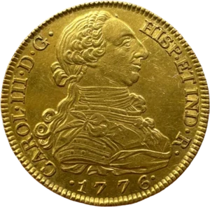 Buste de Charles III à droite.