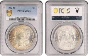 Tête de Liberty à gauche.