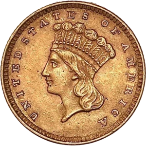 Tête d'indien à gauche.