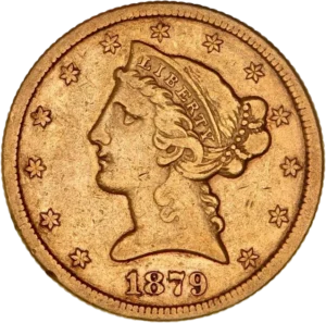 Tête de la Liberté à gauche.