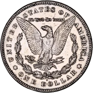 Tête de l'allégorie de la Liberté tournée à gauche et portant le bonnet phrygien, un ruban marqué LIBERTY et une couronne végétale.