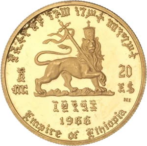 Lion de Juda passant à droite.