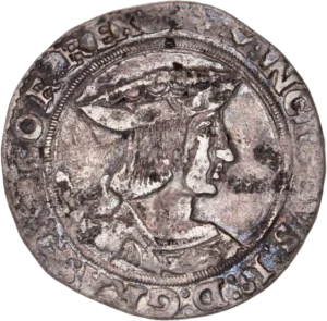 Buste de François Ier à droite.