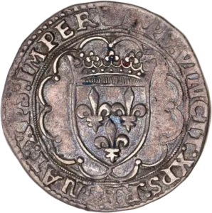 Ecu de France couronné.