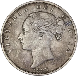 Buste diadémé de Victoria à gauche.